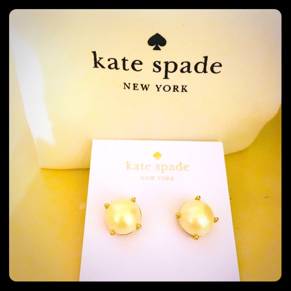 Kate Spade Cream Pearl  Earrings